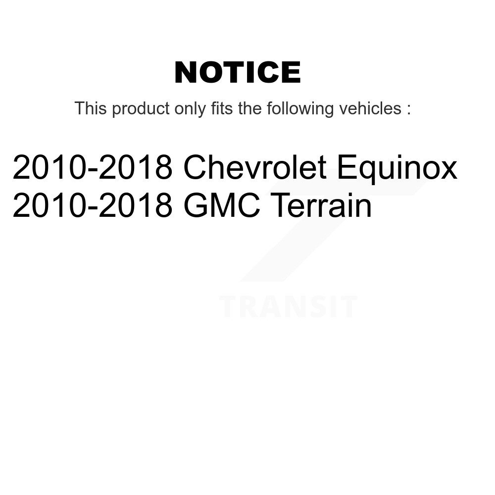 [N/A] Bracelet de réservoir de carburant pour 2010-2018 Chevrolet Equinox GMC Terrain AGY-01110370