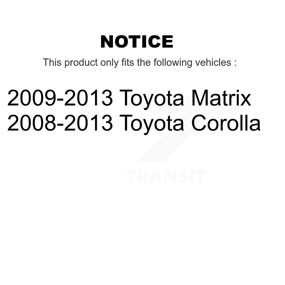 [N/A] Bracelet de réservoir de carburant pour Toyota Corolla Matrix AGY-01110398