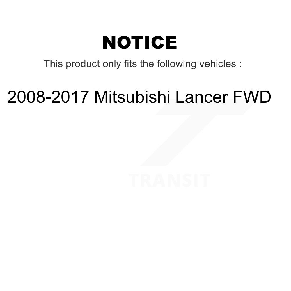 [N/A] Sangle de réservoir de carburant pour 2008-2017 Mitsubishi Lancer FWD AGY-01110404