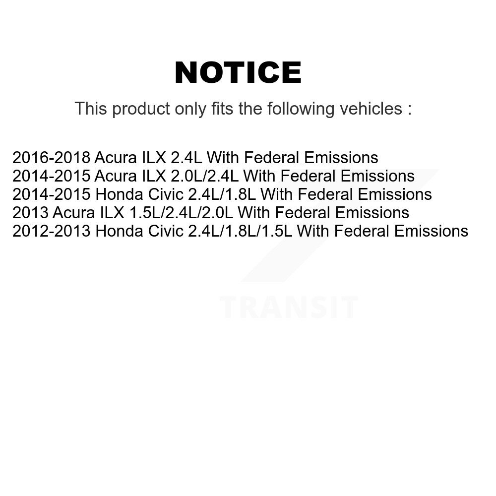 [N/A] Module de pompe à combustible pour Honda Civic Acura ILX avec émissions fédérales