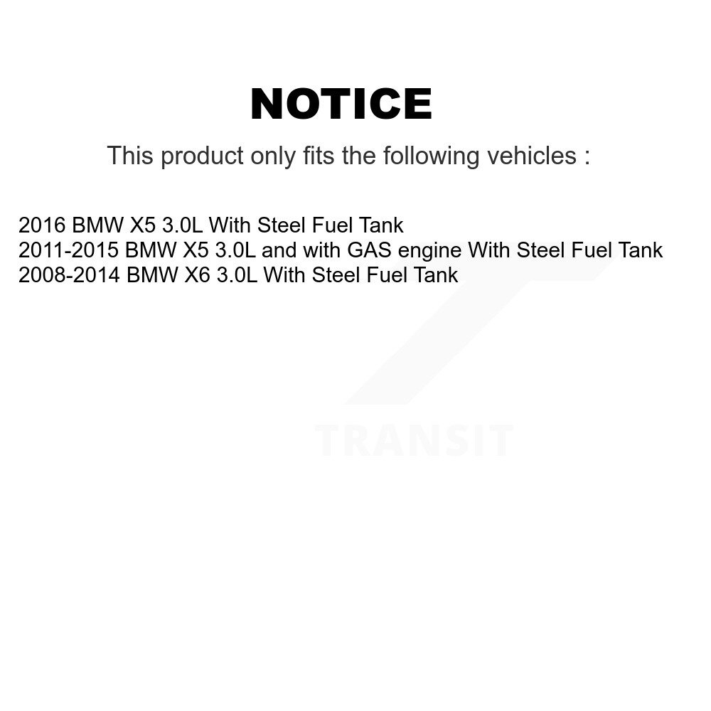 [N/A] Module de pompe à essence pour BMW X5 X6 avec réservoir en acier AGY-4011339