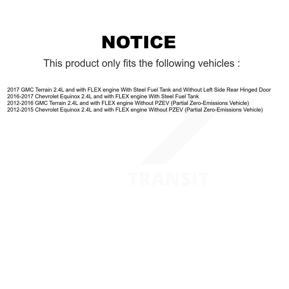 [Droit] Module de pompe à carburant droite pour Chevrolet Equinox GMC Terrain AGY-4011352