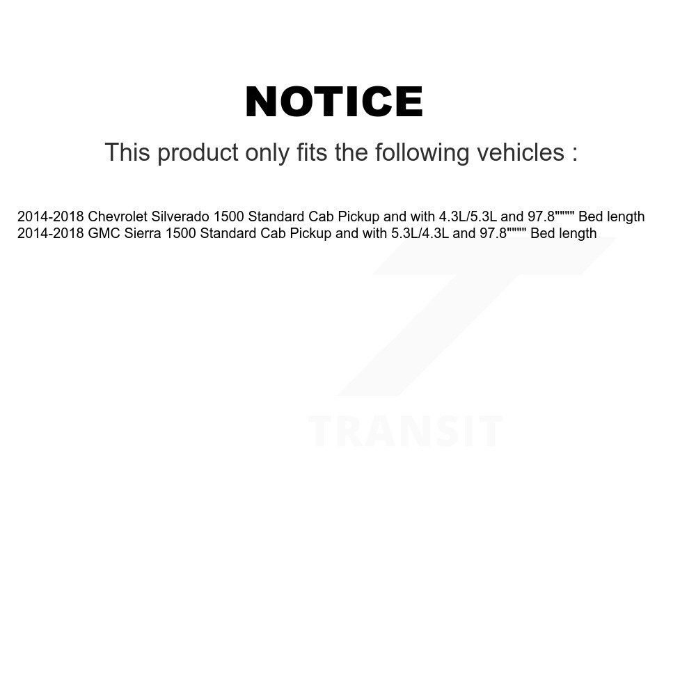 [N/A] Module de pompe à combustible Assemblage pour 2014-2018 GMC Sierra 1500 Chevrolet Silverado