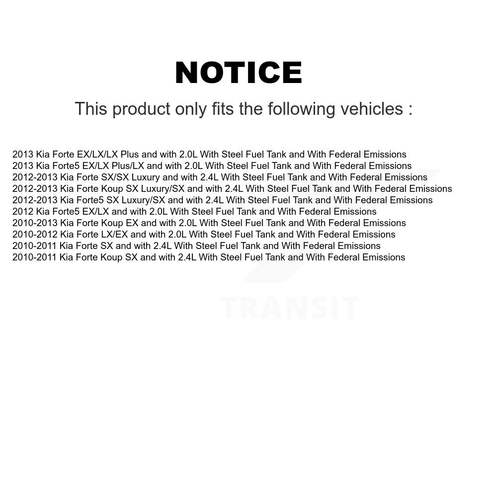 [N/A] Module de pompe à carburant pour Kia Forte Koup Forte5 AGY-4011471