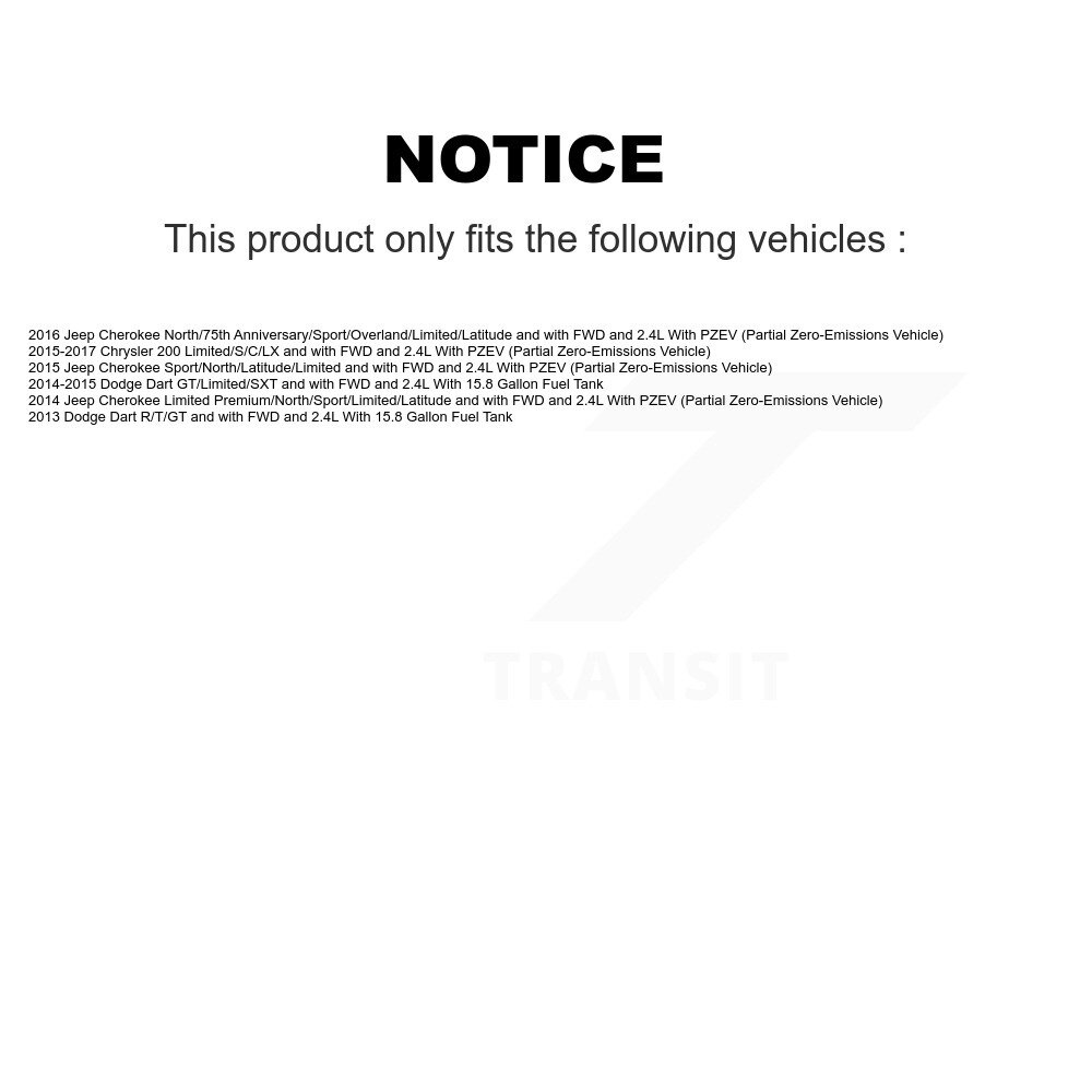 [N/A] Module de pompe à combustible pour Jeep Cherokee Chrysler 200 Dodge Dart AGY-4011502