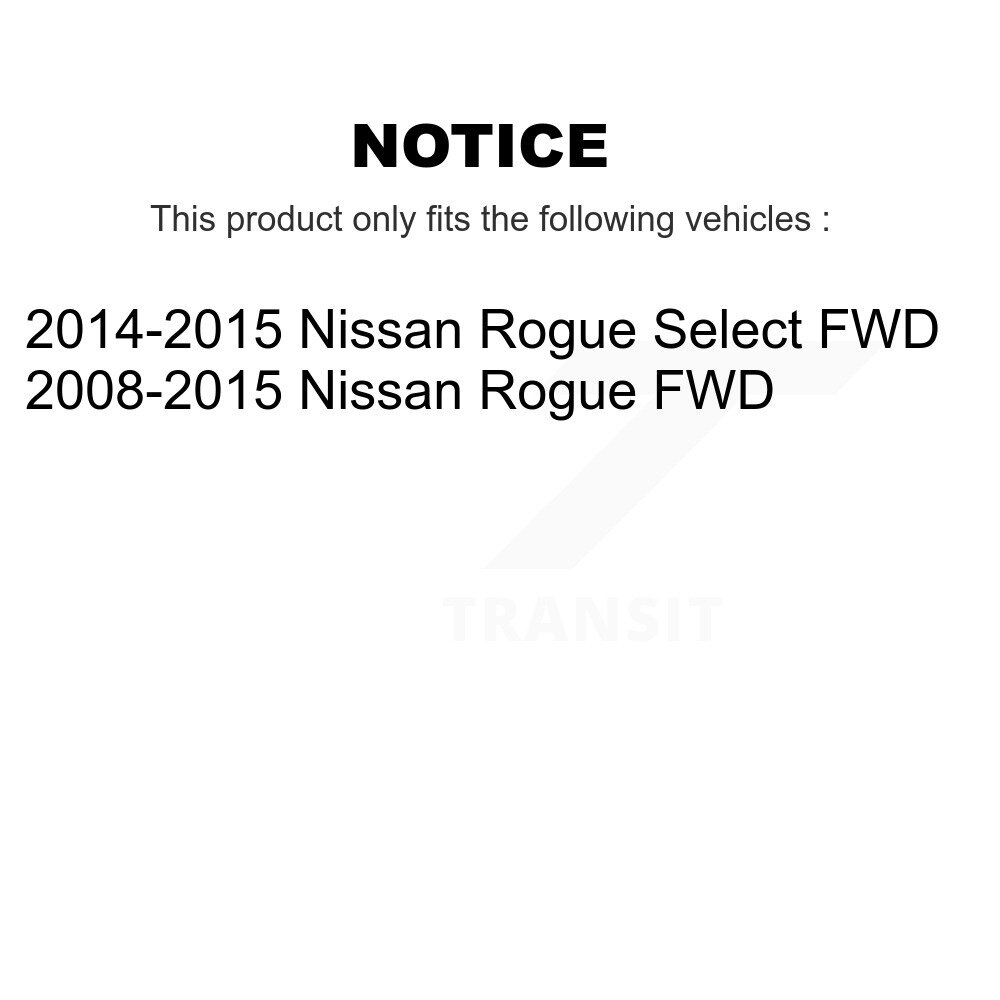 [N/A] Courroie de réservoir de carburant pour Nissan Rogue Select FWD AGY-4040743