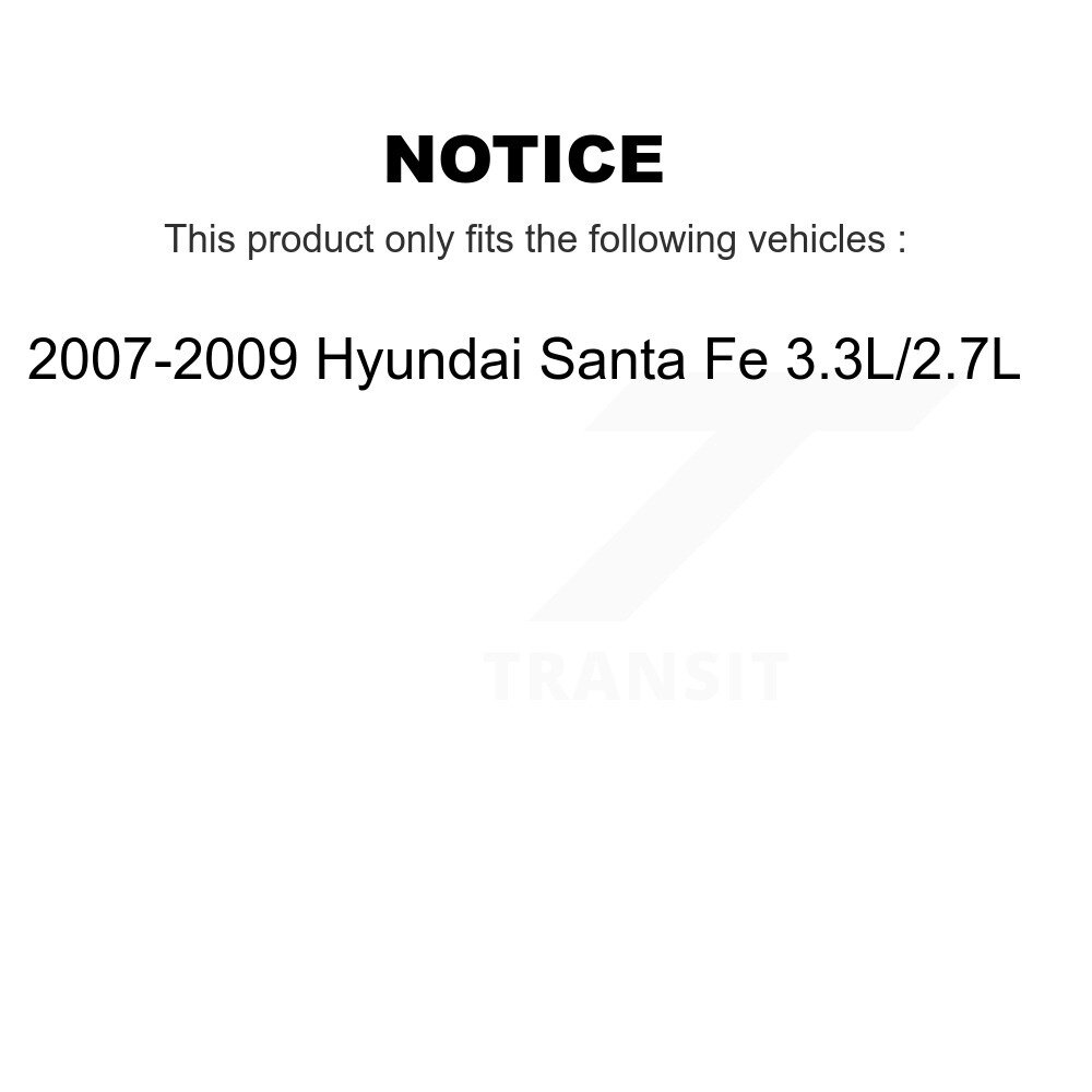 [N/A] Sangle de réservoir de carburant pour Hyundai Santa Fe 3.3L 2.7L 2007-2009 AGY-4040790
