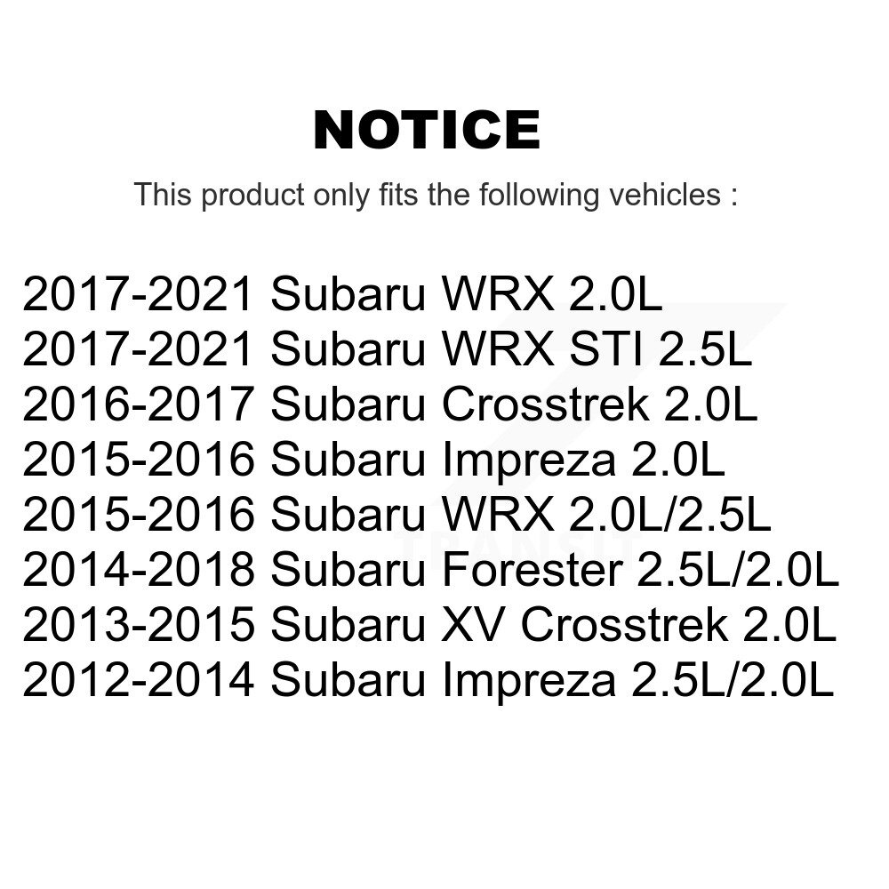 [N/A] Bracelet de réservoir de carburant pour Subaru Forester Impreza XV Crosstrek WRX STI AGY-4040846