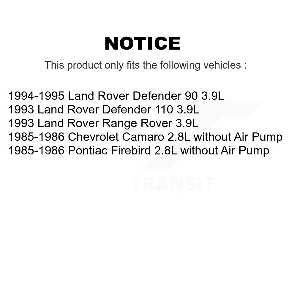 [Pompe à eau et alternateur] Ceinture d'entraînement Accessoire Alternator pour Chevrolet Camaro Pontiac Firebird Land Rover