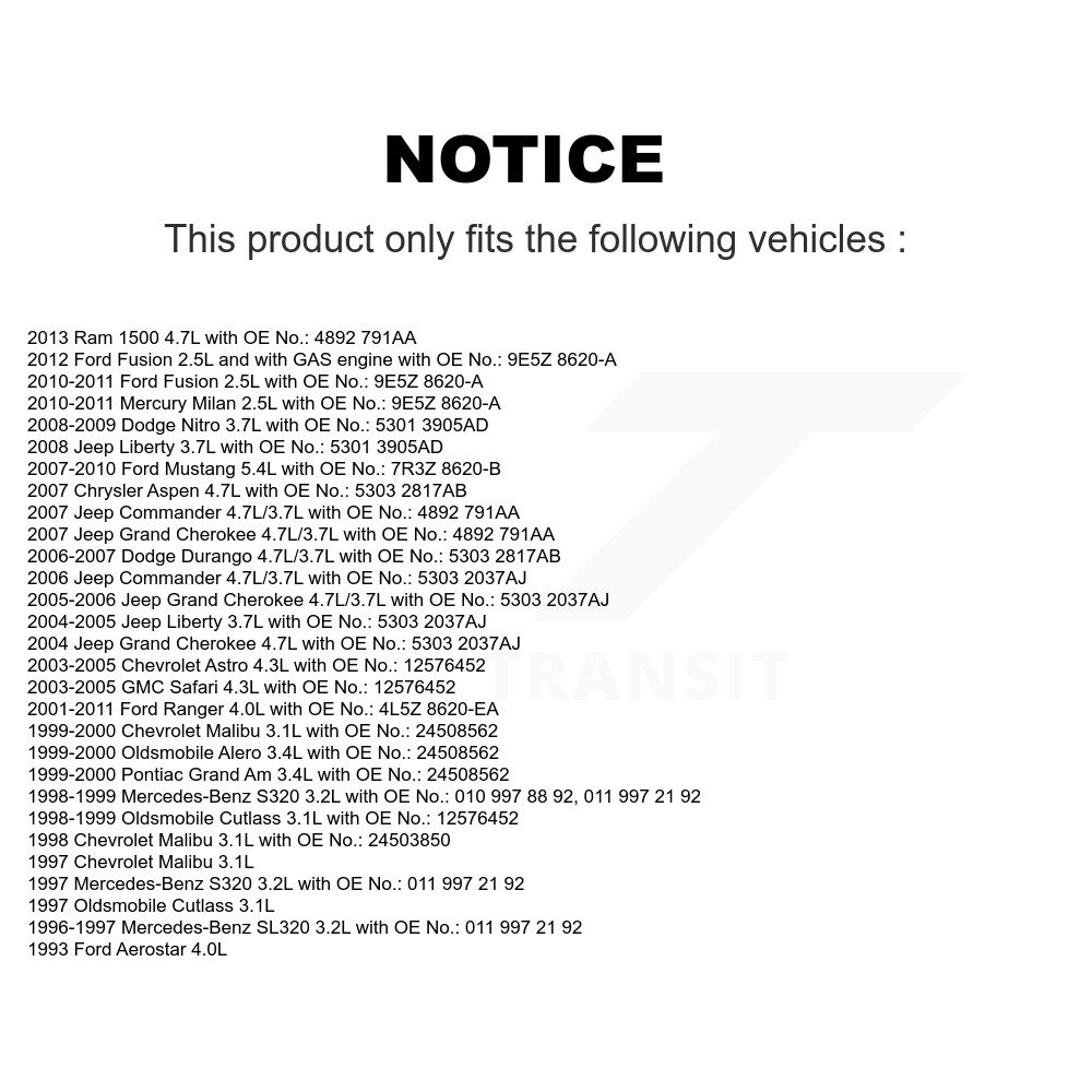 [Pompe à eau, alternateur, climatisation et direction assistée] Ceinture d'entraînement accessoire pour Ford Ranger Fusion Ram 1500 Jeep Mustang Grand Cherokee