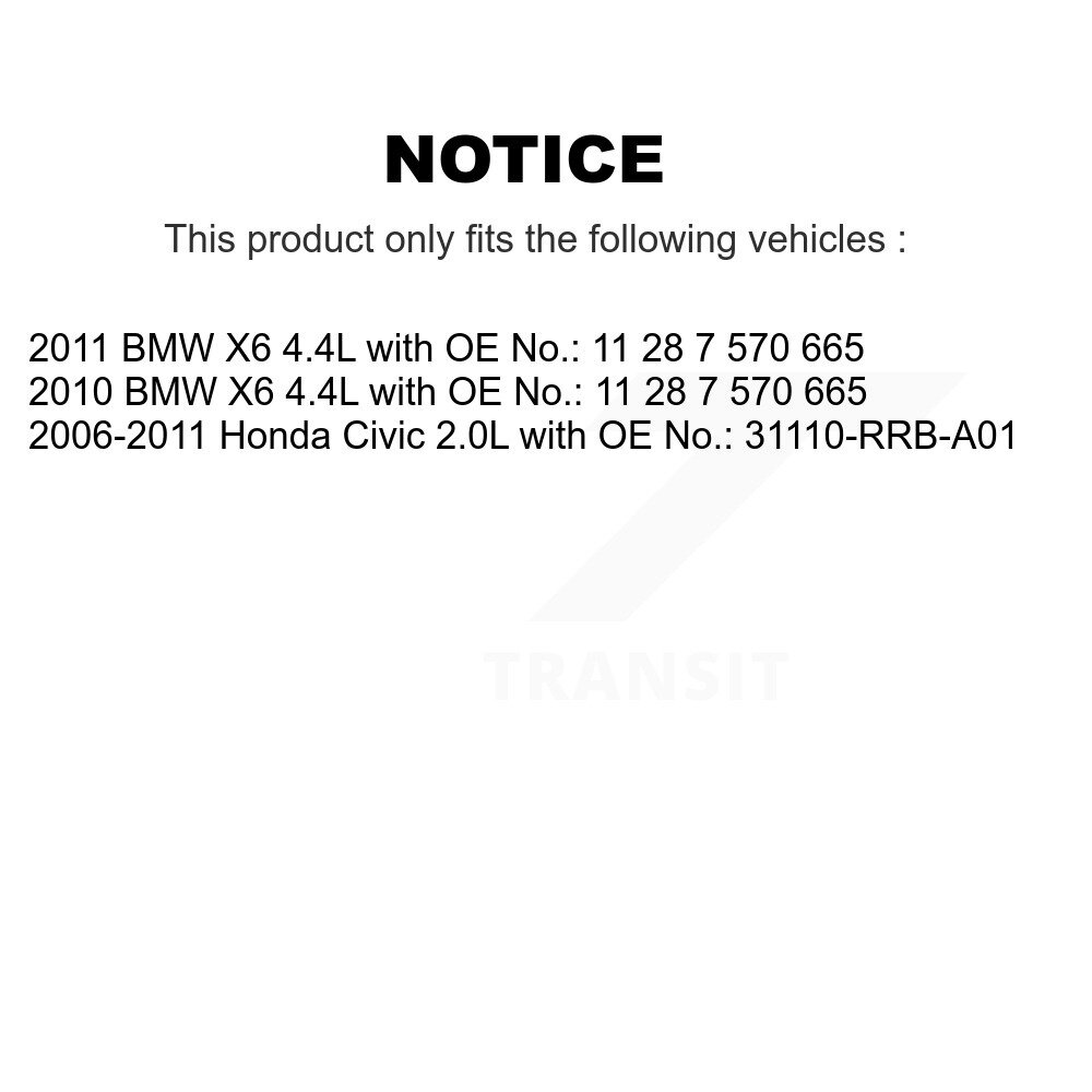 [Entraînement des accessoires] Ceinture d'entraînement accessoire pour Honda Civic BMW X6 BAN-7PK1646