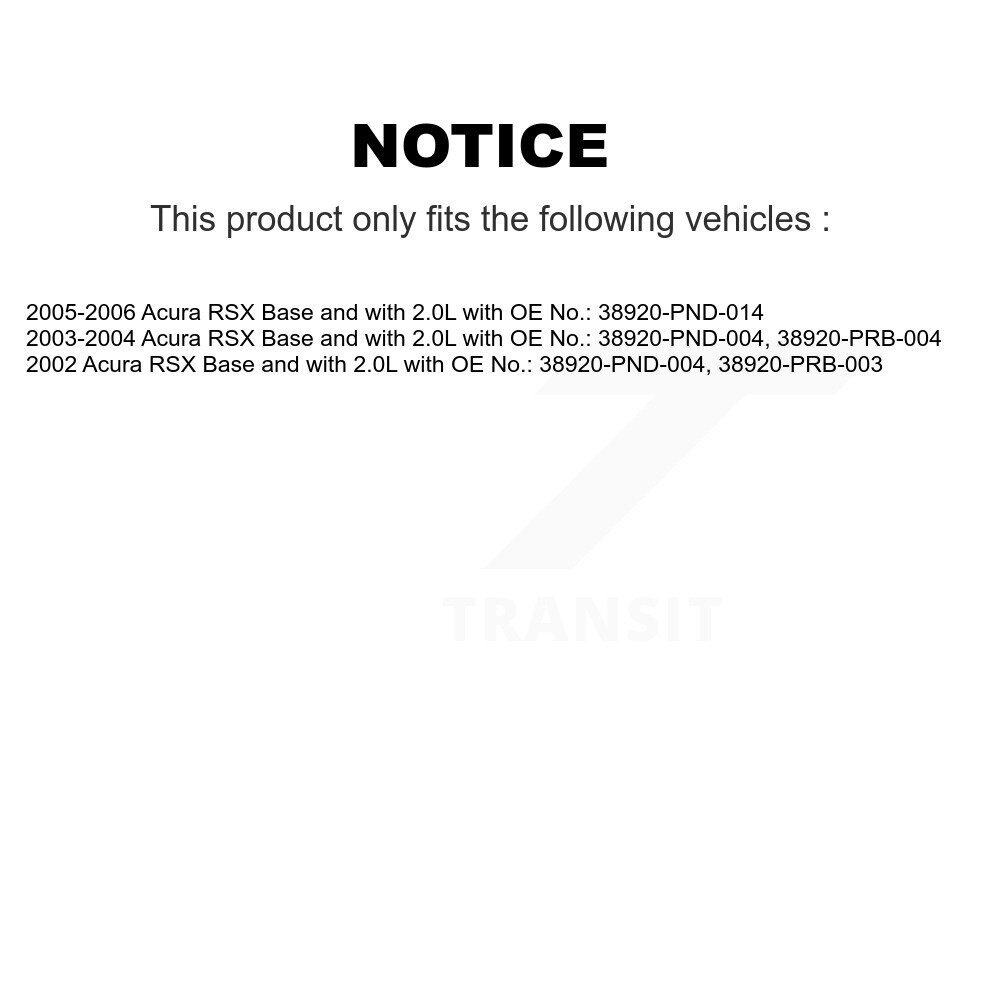 [Entraînement des accessoires] Ceinture d'entraînement accessoire pour la base Acura RSX avec BAN-7PK1730 2.0L
