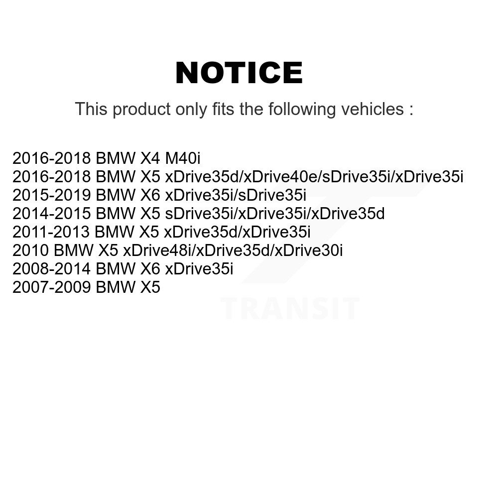 [Front] Plaquettes de frein en céramique avant pour BMW X5 X6 X4 CMX-D1294