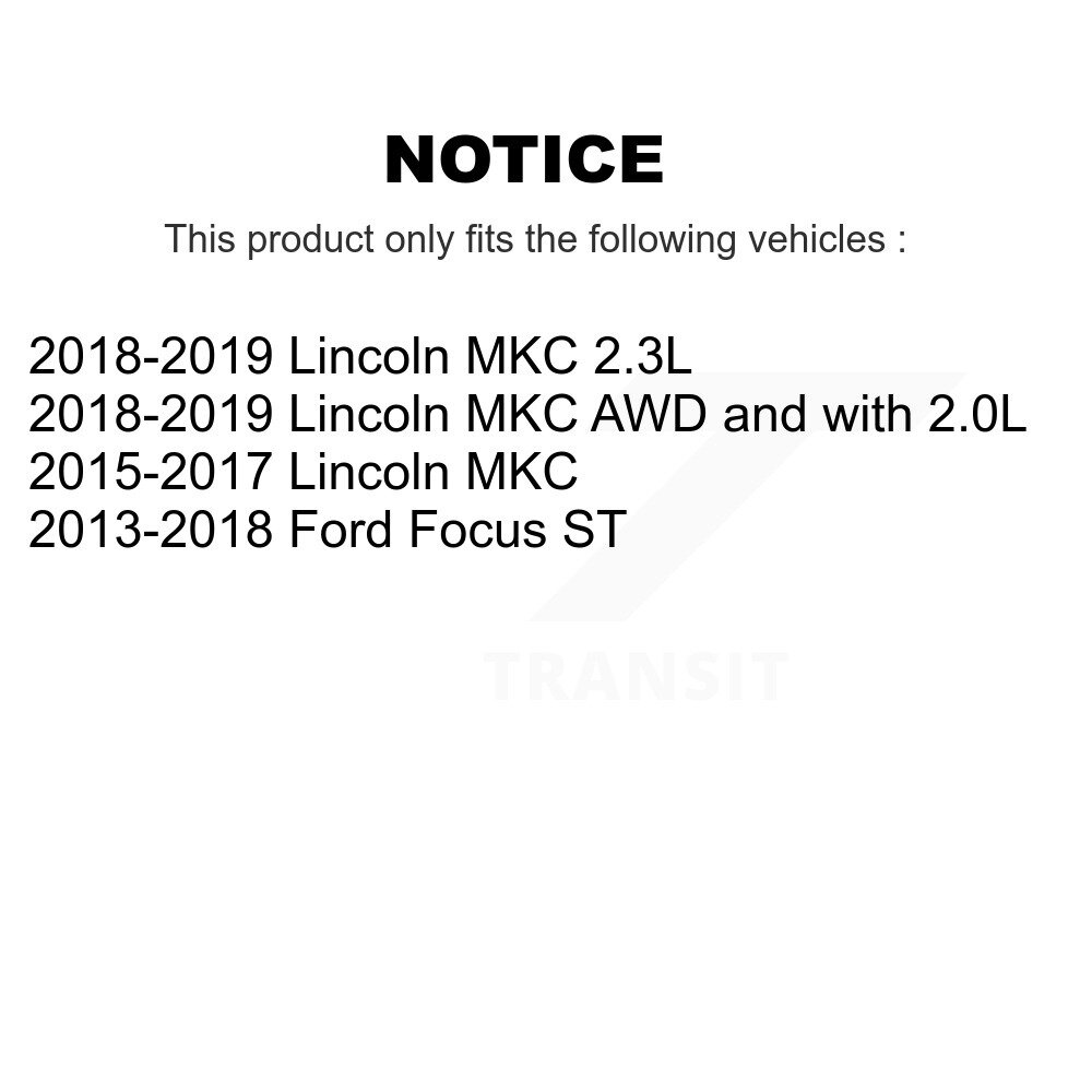 [Front] Plaquettes de frein avant en céramique pour Ford Focus Lincoln MKC CMX-D1668