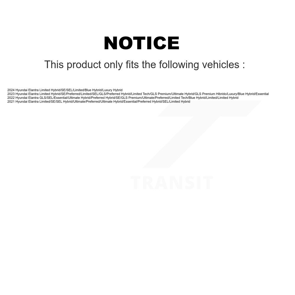 [Front] Plaquettes de frein à disque en céramique avant pour Hyundai Elantra CMX-D2400