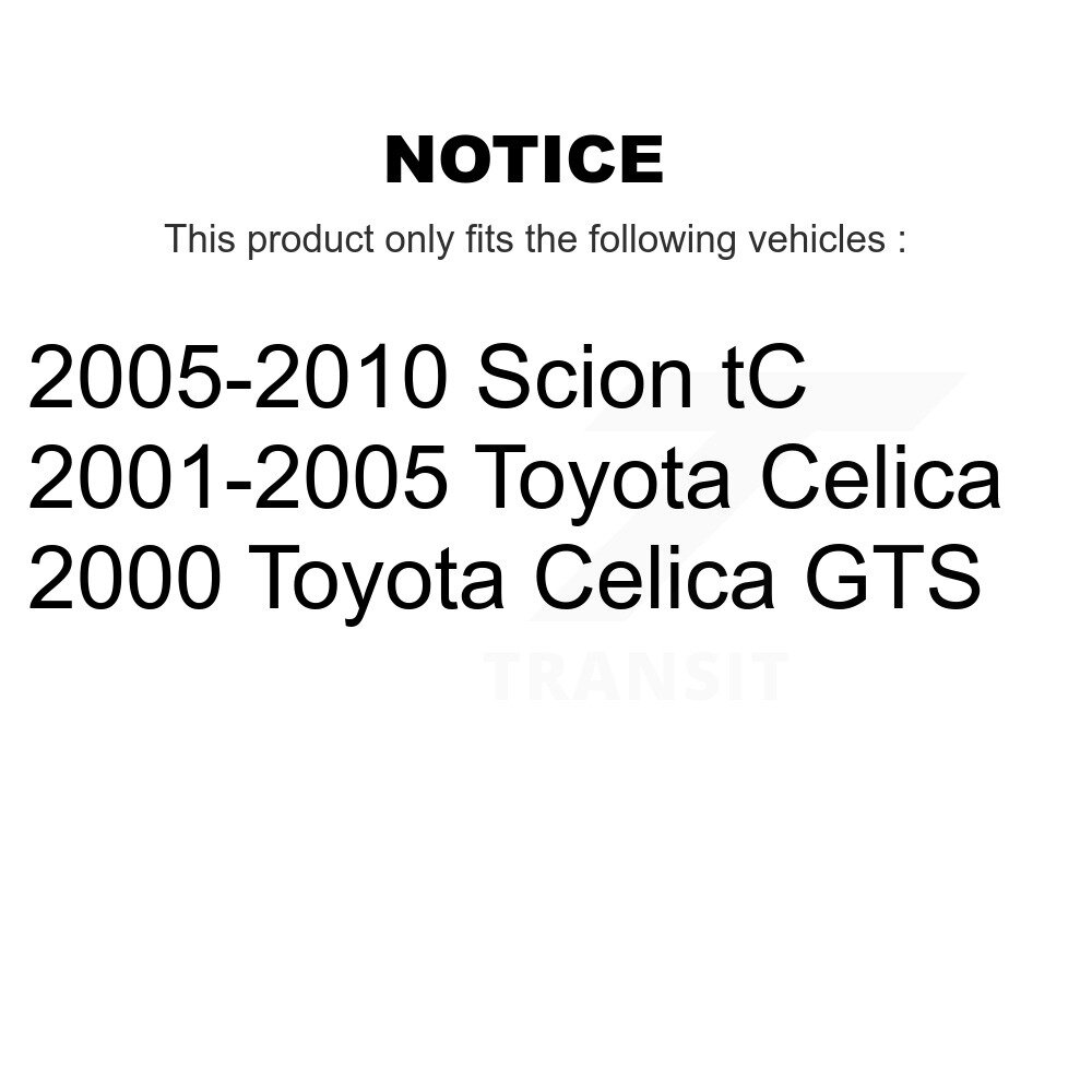 [Front] Plaquettes de frein avant en céramique pour Toyota Celica Scion tC CMX-D817