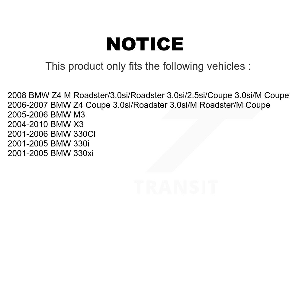 [Front] Plaquettes de frein à disque en céramique avant pour BMW X3 330Ci Z4 330i 330xi M3 CMX-D946