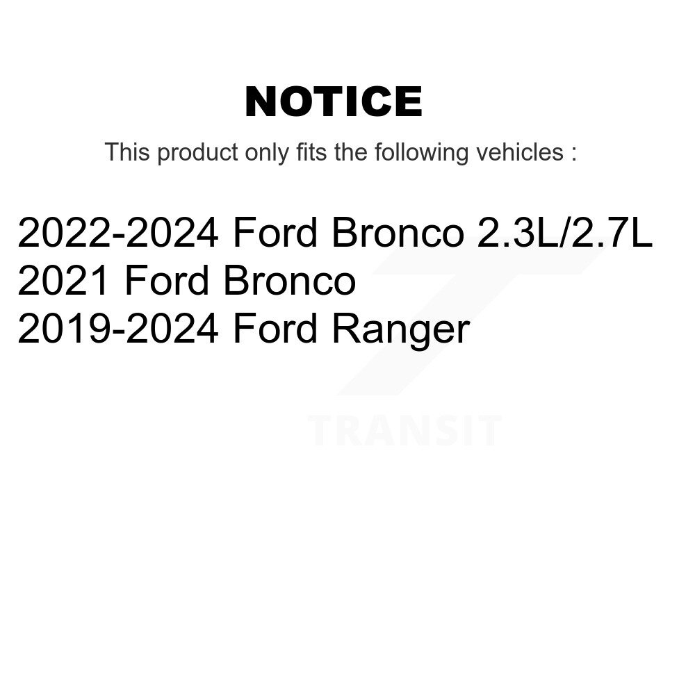 [Front] Rotor de frein à disque avant pour Ford Ranger Bronco DS1-682573