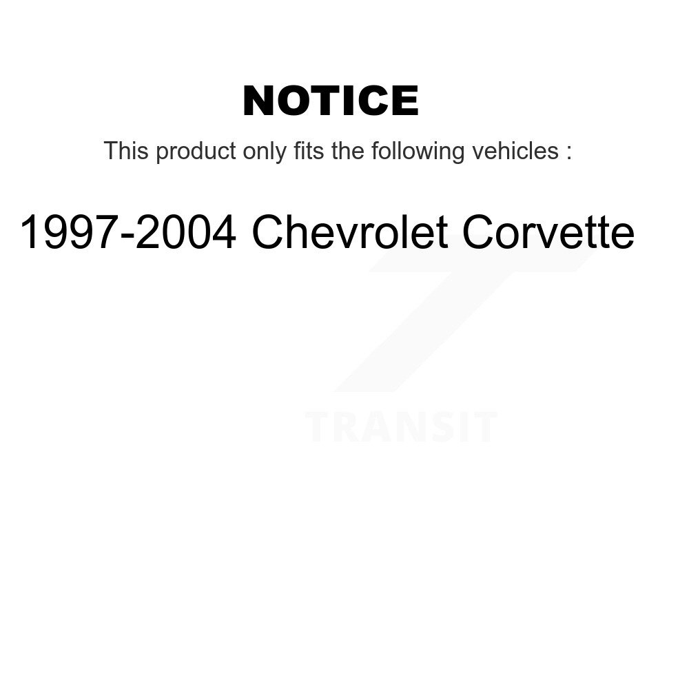 [Arrière gauche] Rotor de frein à disque arrière gauche pour la Chevrolet Corvette GCR-56702 1997-2004