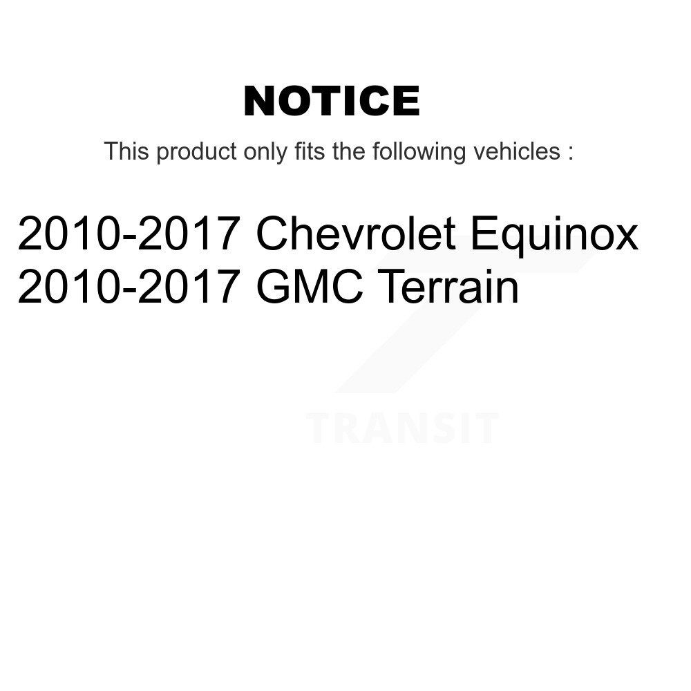 [Arrière] Rotor de frein à disque arrière pour 2010-2017 Chevrolet Equinox GMC Terrain GCR-580763