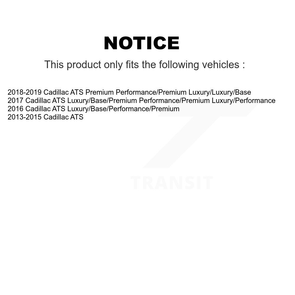 [Arrière] Rotor de frein à disque arrière pour Cadillac ATS GCR-581045
