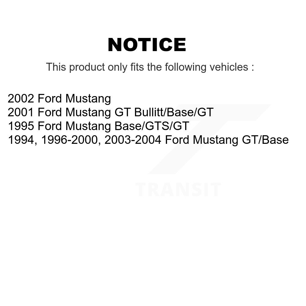 [Front] Rotor de frein à disque avant pour Ford Mustang GCR-66443