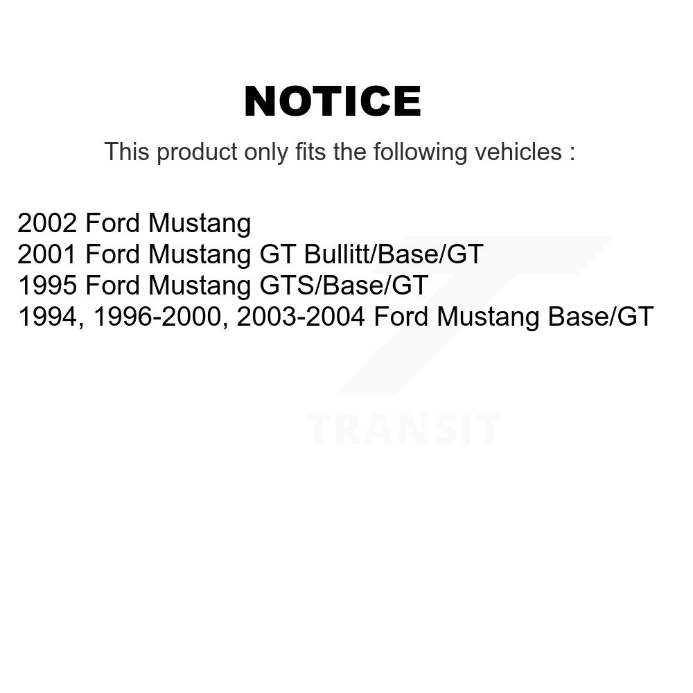[Arrière] Rotor de frein à disque arrière pour Ford Mustang GCR-66448