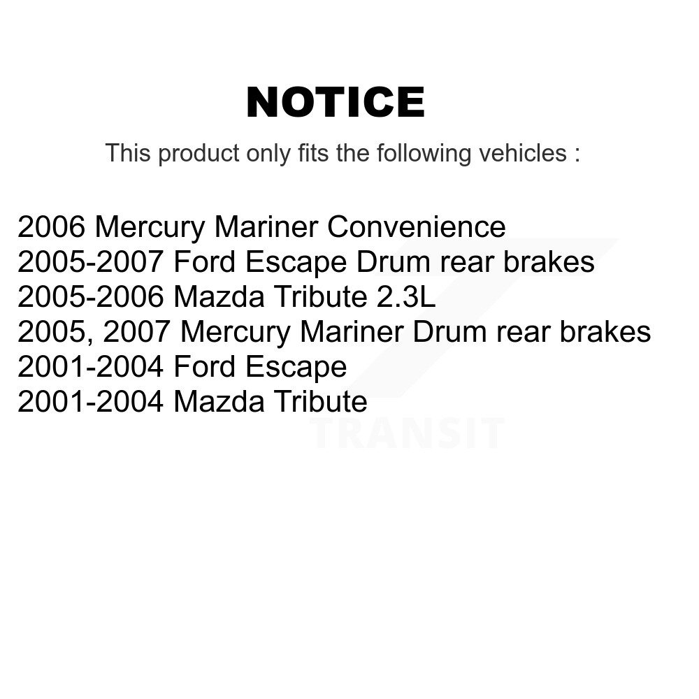 [Front] Rotor de frein à disque avant pour Ford Escape Mazda Hommage Mercury Mariner GCR-680025