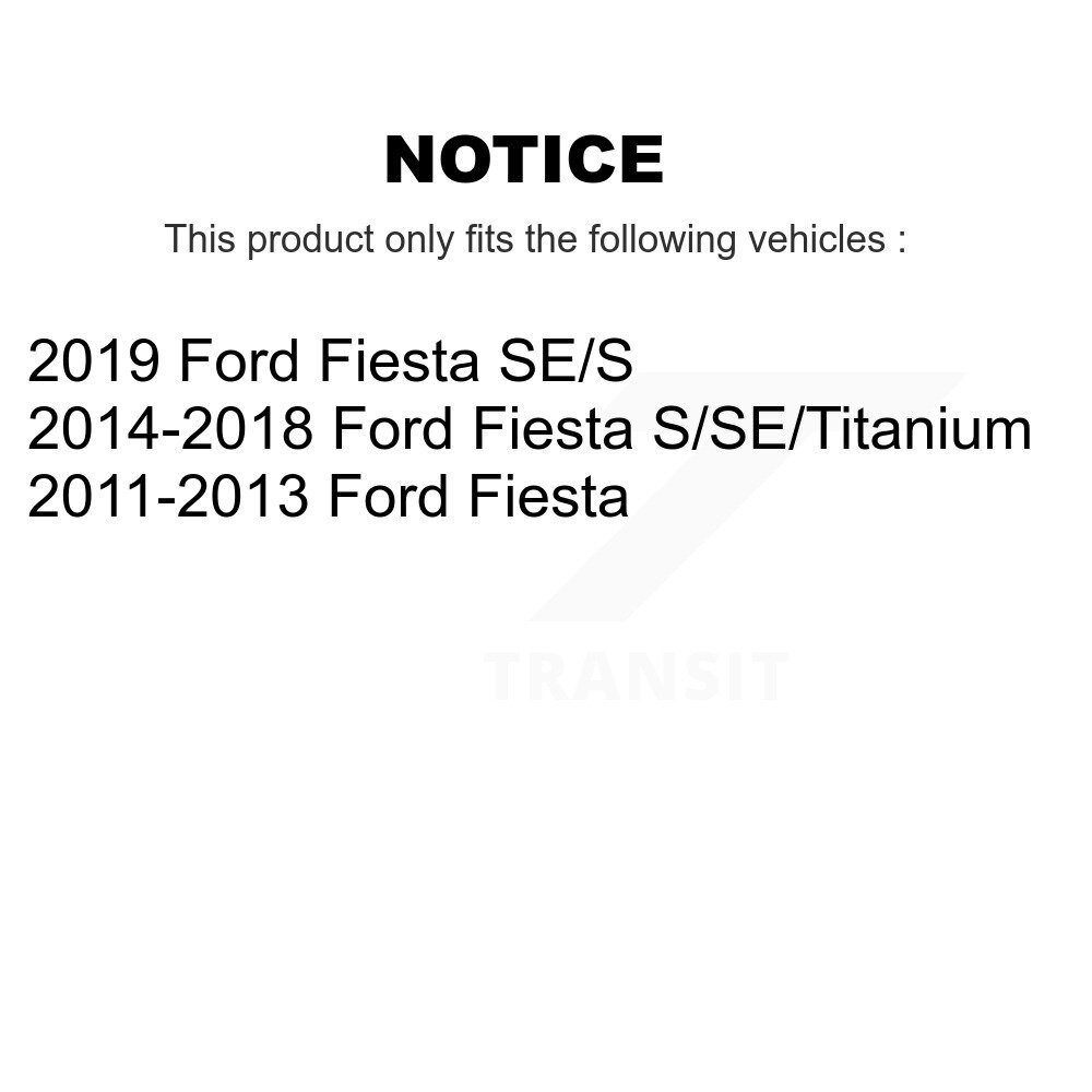 [Front] Rotor de frein à disque avant pour Ford Fiesta GCR-680822