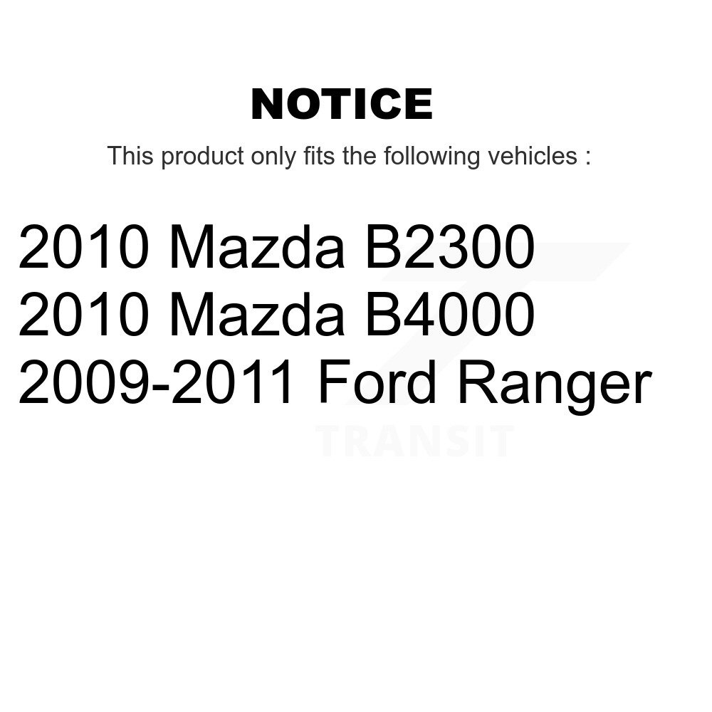[Arrière] Rotor de frein à disque arrière pour Ford Ranger Mazda B2300 B4000 GCR-680898
