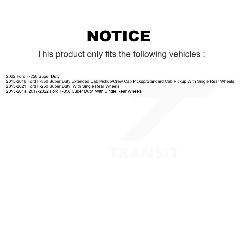 [Arrière] Rotor de frein à disque arrière pour Ford F-350 Super Duty F-250 GCR-681017