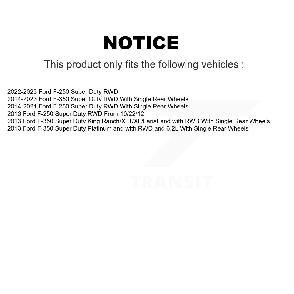 [Front] Montage du pivot de frein à disque avant pour Ford F-350 Super Duty F-250 GCR-681778