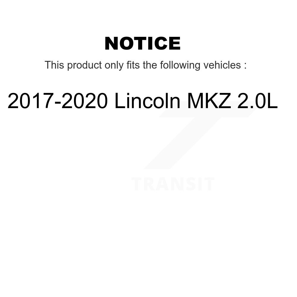 [Front] Rotor de frein à disque avant pour Lincoln MKZ 2.0L 2017-2020 GCR-682072