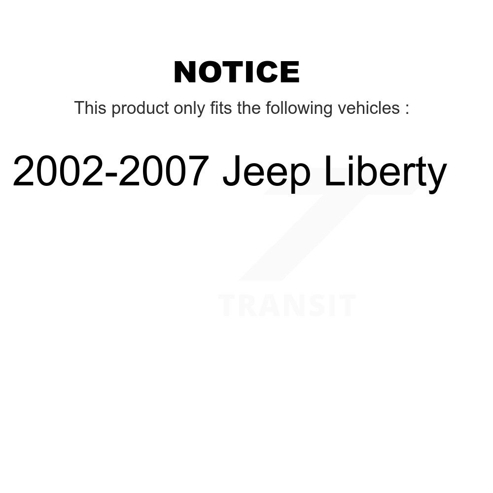 [Front] Rotor de frein à disque avant pour 2002-2007 Jeep Liberty GCR-780036