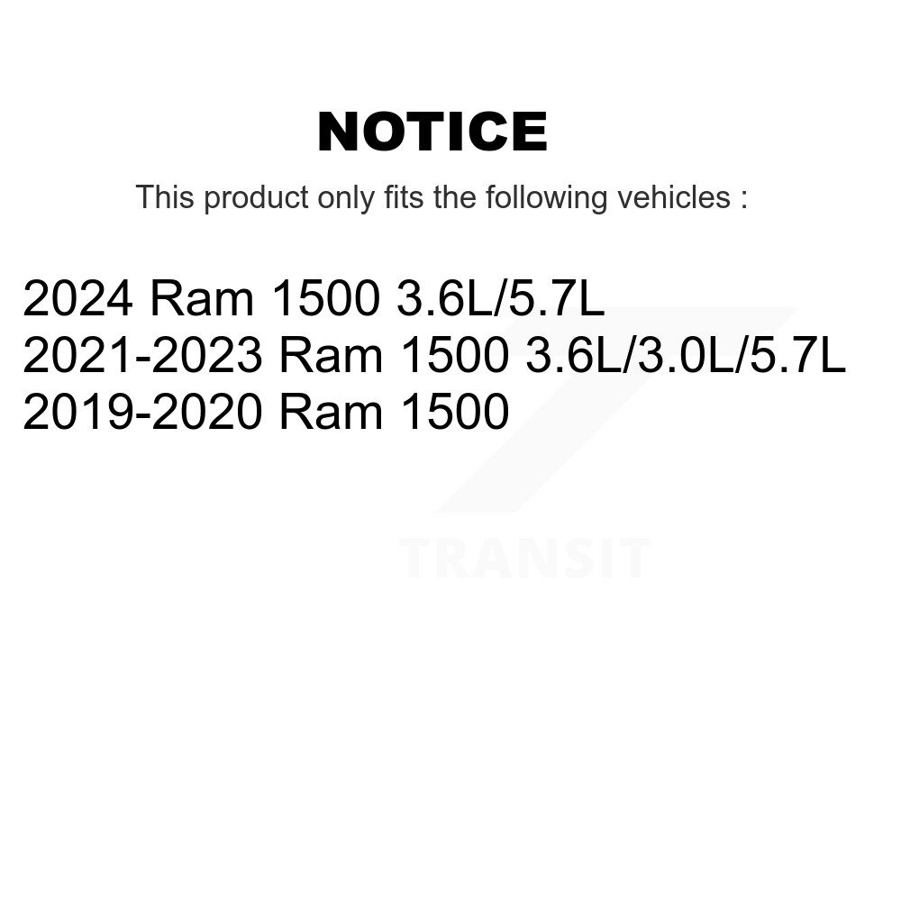 [Front] Rotor de frein à disque avant pour Ram 1500 GCR-782430