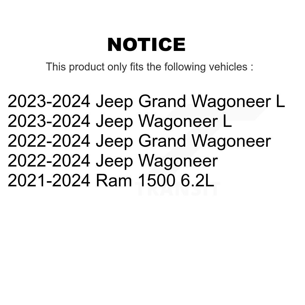 [Front] Rotor de frein avant pour Ram 1500 Jeep Wagoneer Grand L GCR-782776