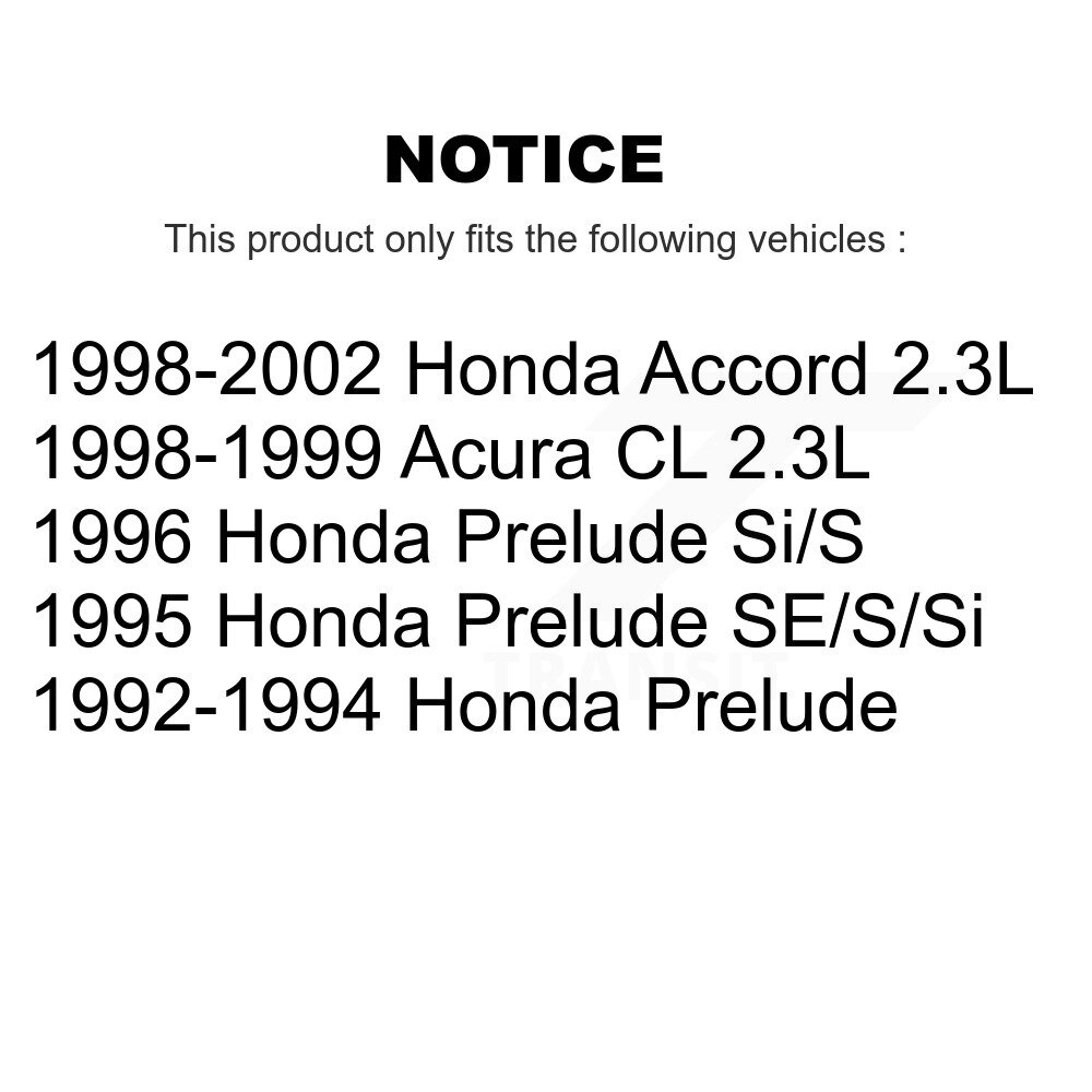 [Front] Rotor de frein à disque avant pour Honda Accord Prelude Acura CL GCR-96709