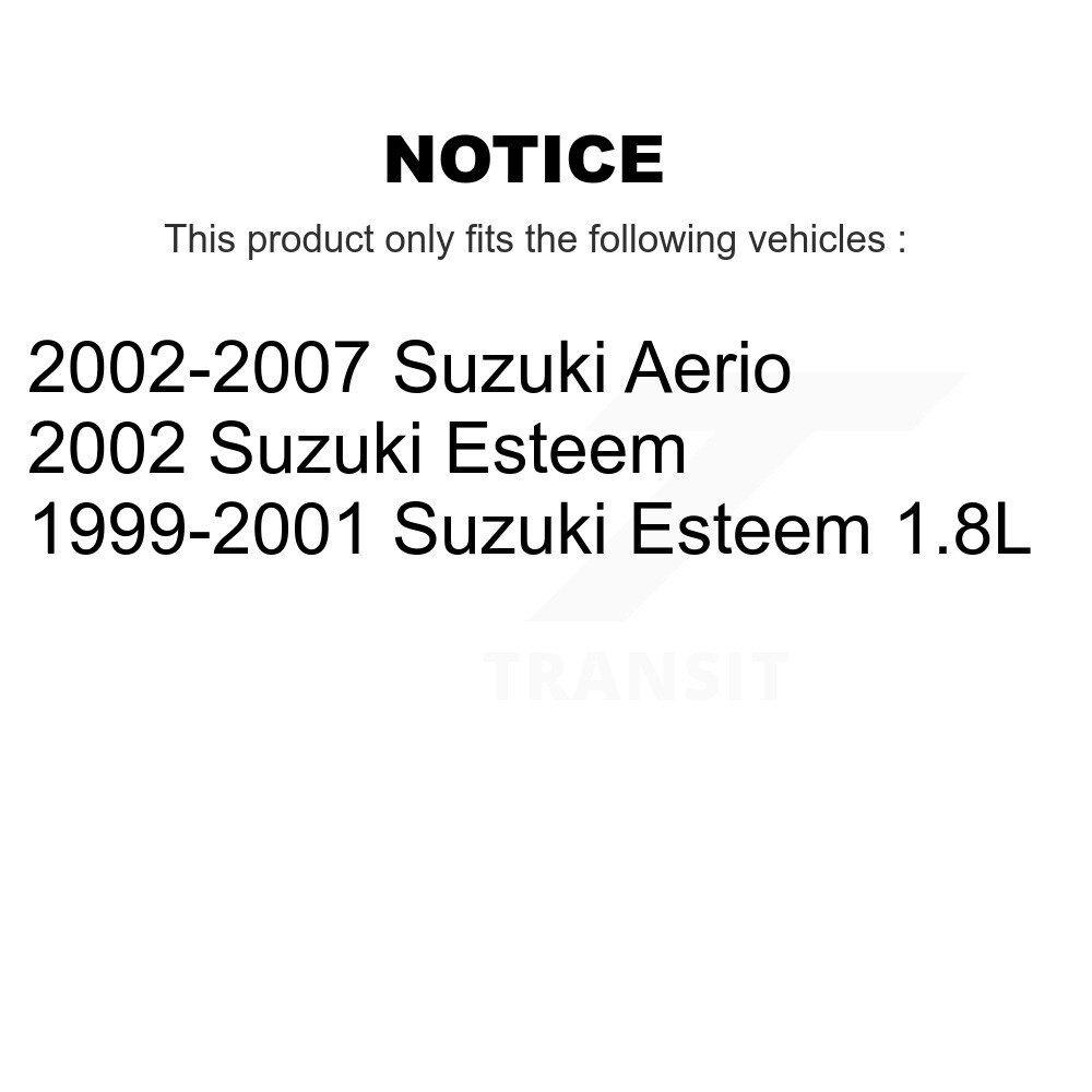 [Front] Rotor de frein à disque avant pour Suzuki Aerio Esteem GCR-980030