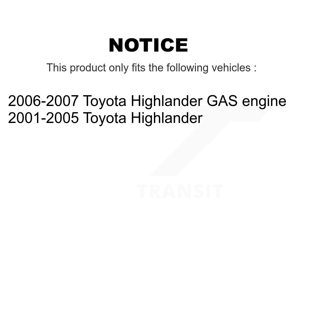 [Front] Rotor de frein à disque avant pour Toyota Highlander GCR-980159