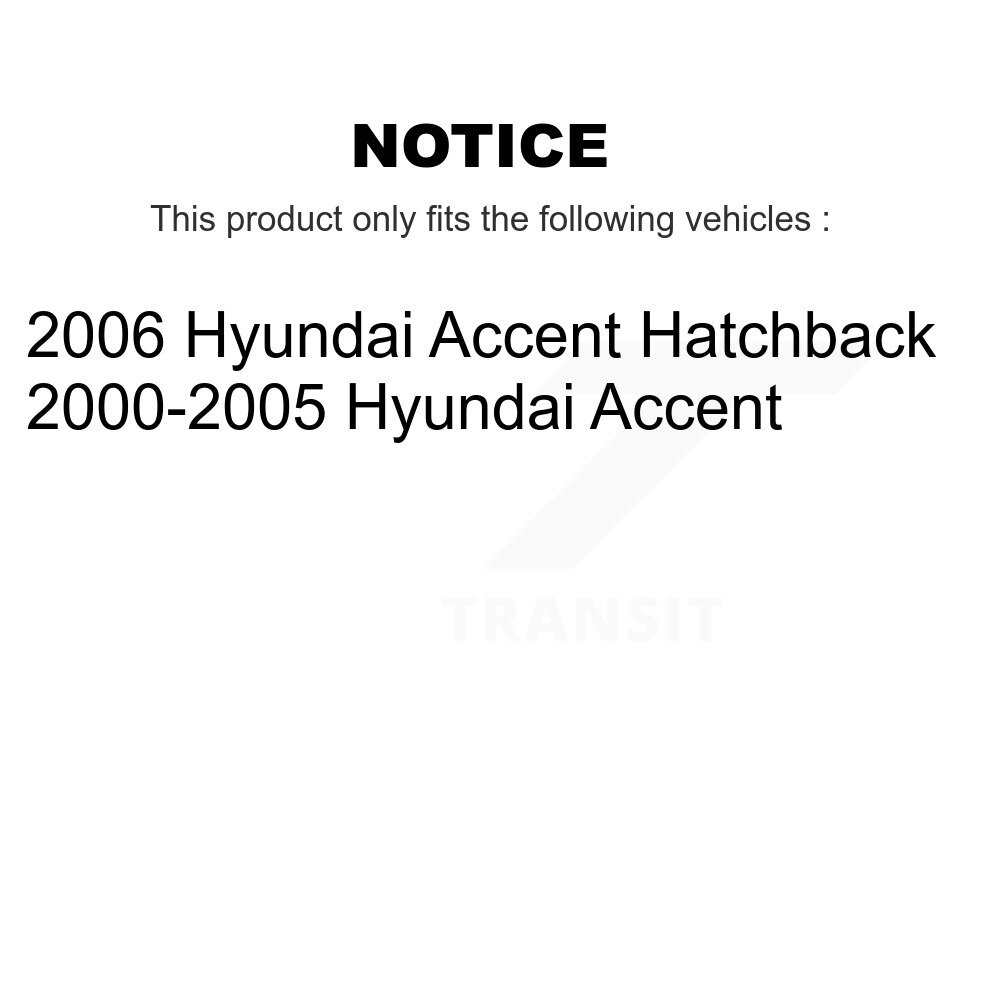[Front] Rotor de frein à disque avant pour Hyundai Accent GCR-980163