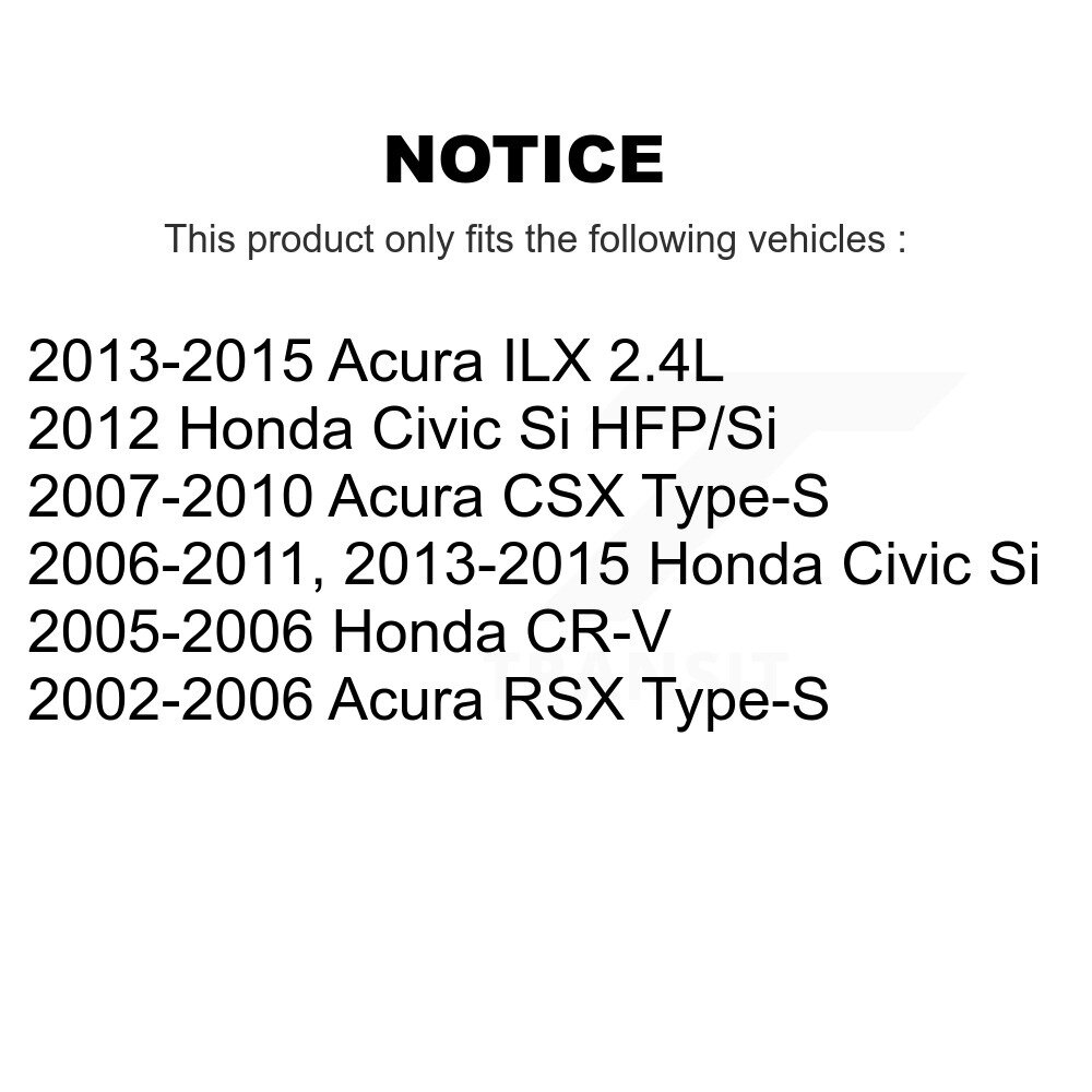 [Front] Rotor de frein à disque avant pour Honda Civic Acura CR-V CSX ILX RSX GCR-980317