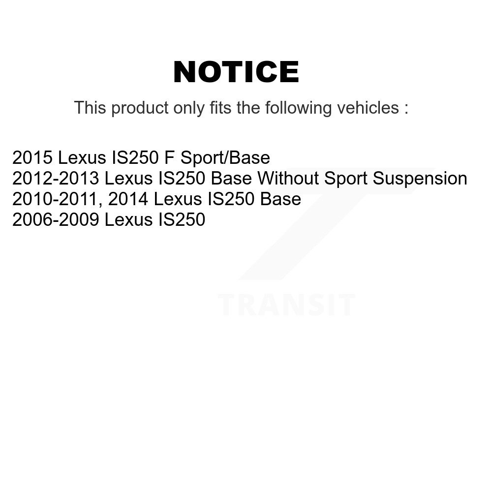 [Arrière] Rotor de frein à disque arrière pour Lexus IS250 GCR-980489