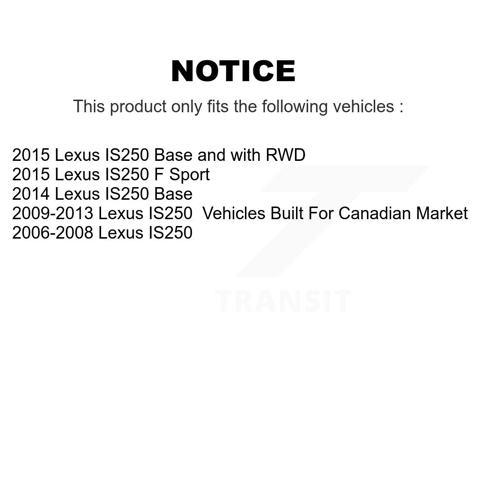 [Front] Rotor de frein à disque avant pour Lexus IS250 GCR-980494