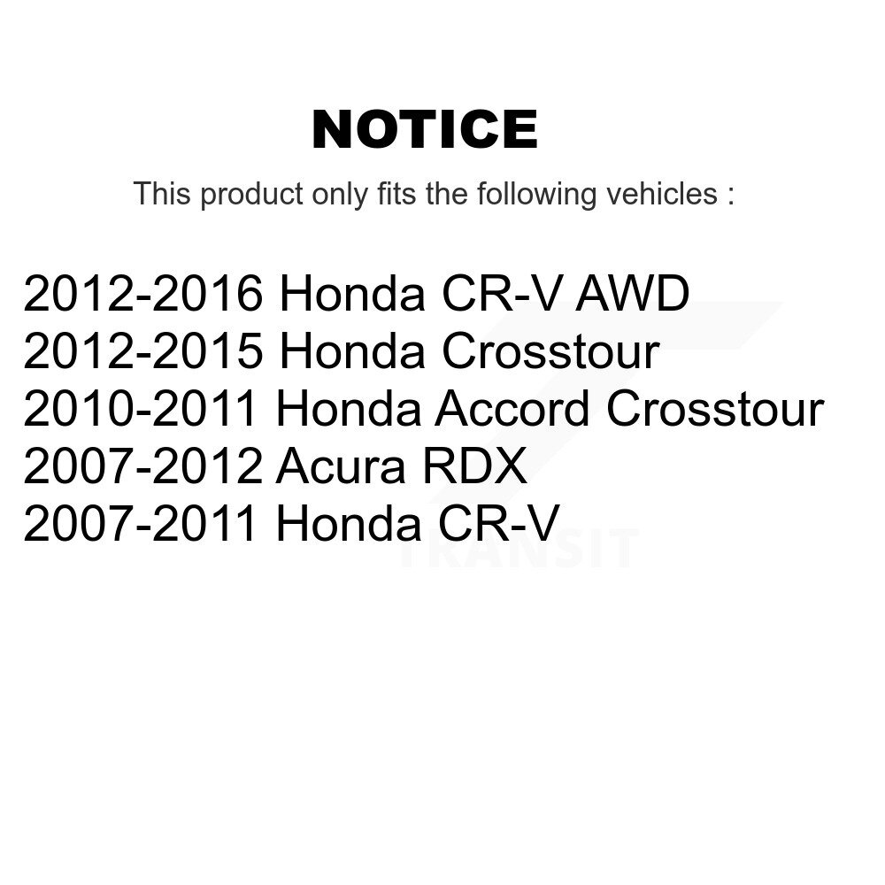 [Front] Rotor de frein à disque avant pour Honda CR-V Acura RDX Accord Crosstour GCR-980515