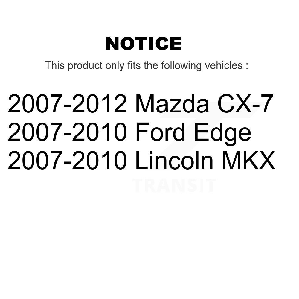 [Arrière] Rotor de frein à disque arrière pour Ford Edge Mazda CX-7 Lincoln MKX GCR-980523