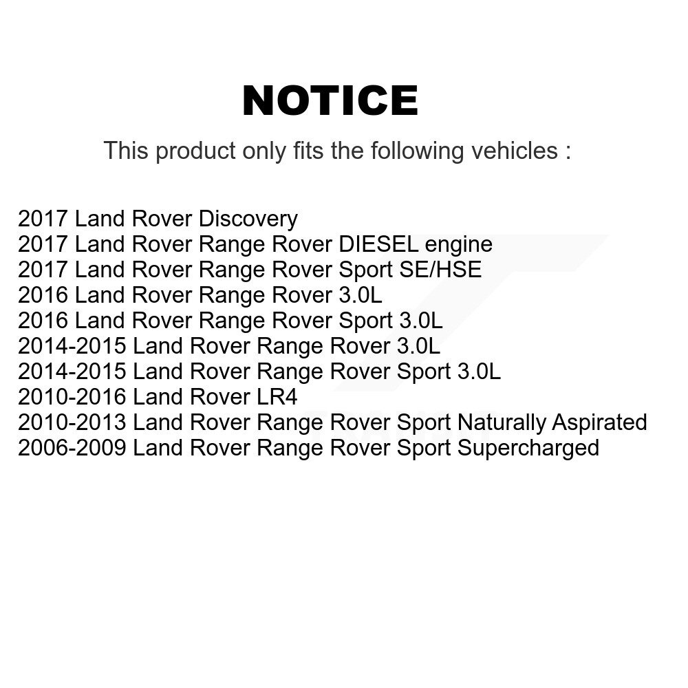 [Front] Rotor de frein à disque avant pour Land Rover Range Sport LR4 Discovery GCR-980526