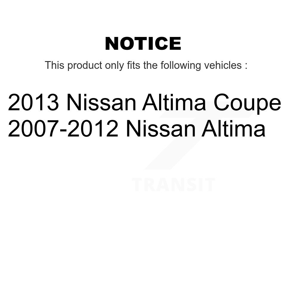 [Front] Rotor de frein à disque avant pour Nissan Altima GCR-980562
