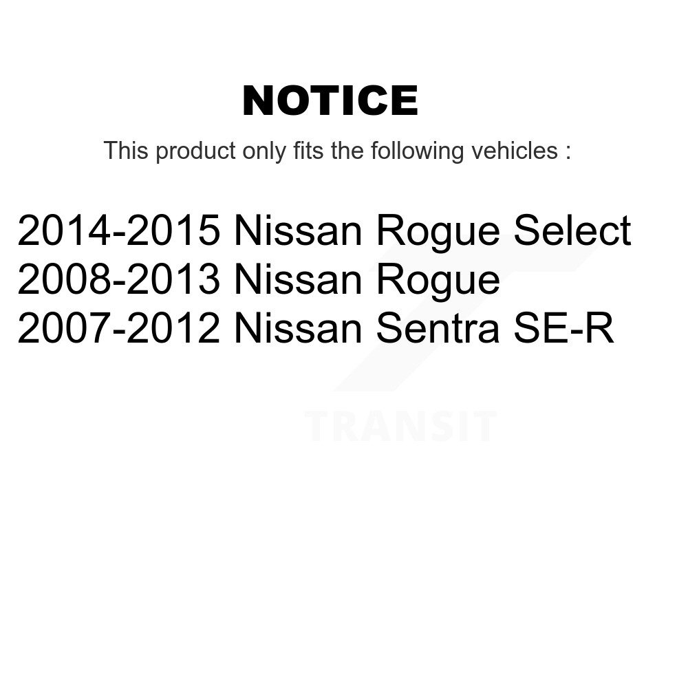 [Front] Rotor de frein à disque avant pour Nissan Rogue Sentra Sélectionner GCR-980637