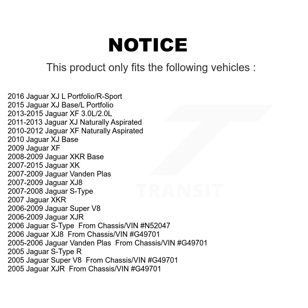 [Arrière] Rotor de frein à disque arrière pour Jaguar XF XJ XK S-Type Vanden Plas XKR XJR XJ8 Super