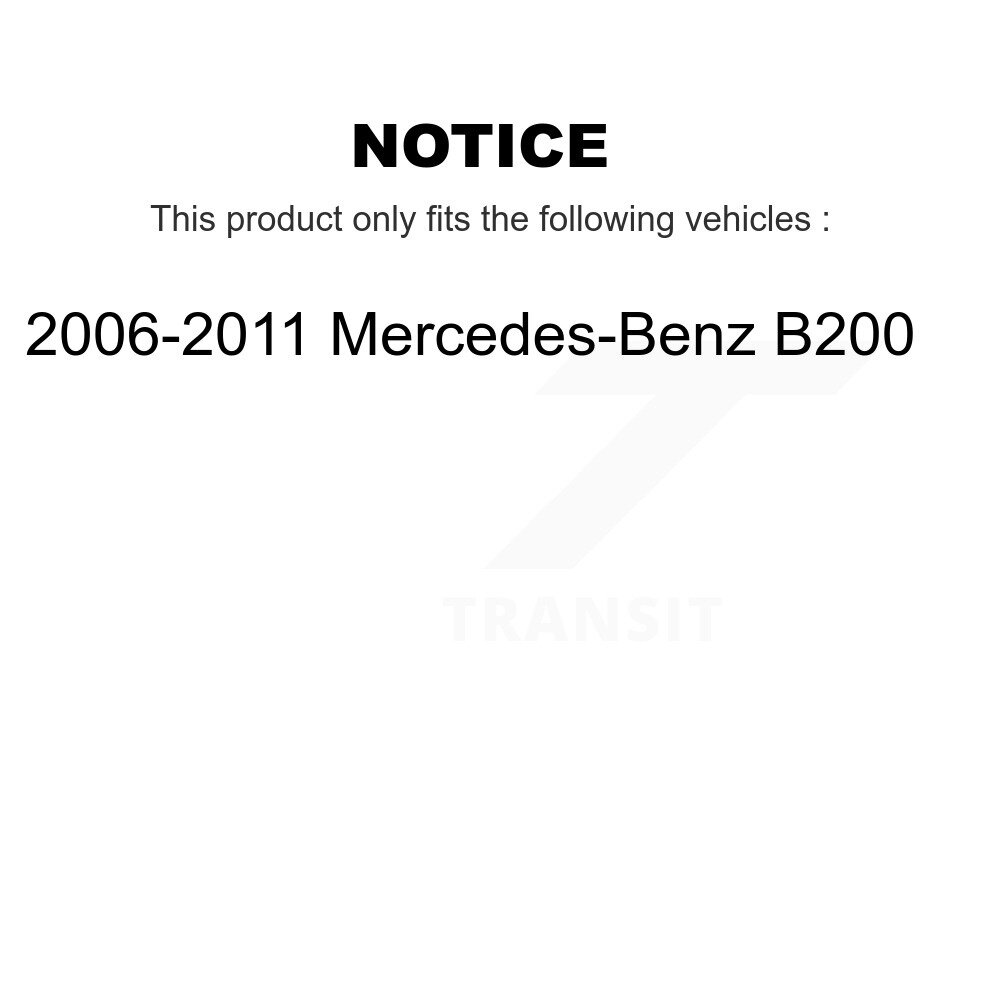 [Front] Rotor de frein à disque avant pour 2006-2011 Mercedes-Benz B200 GCR-980668